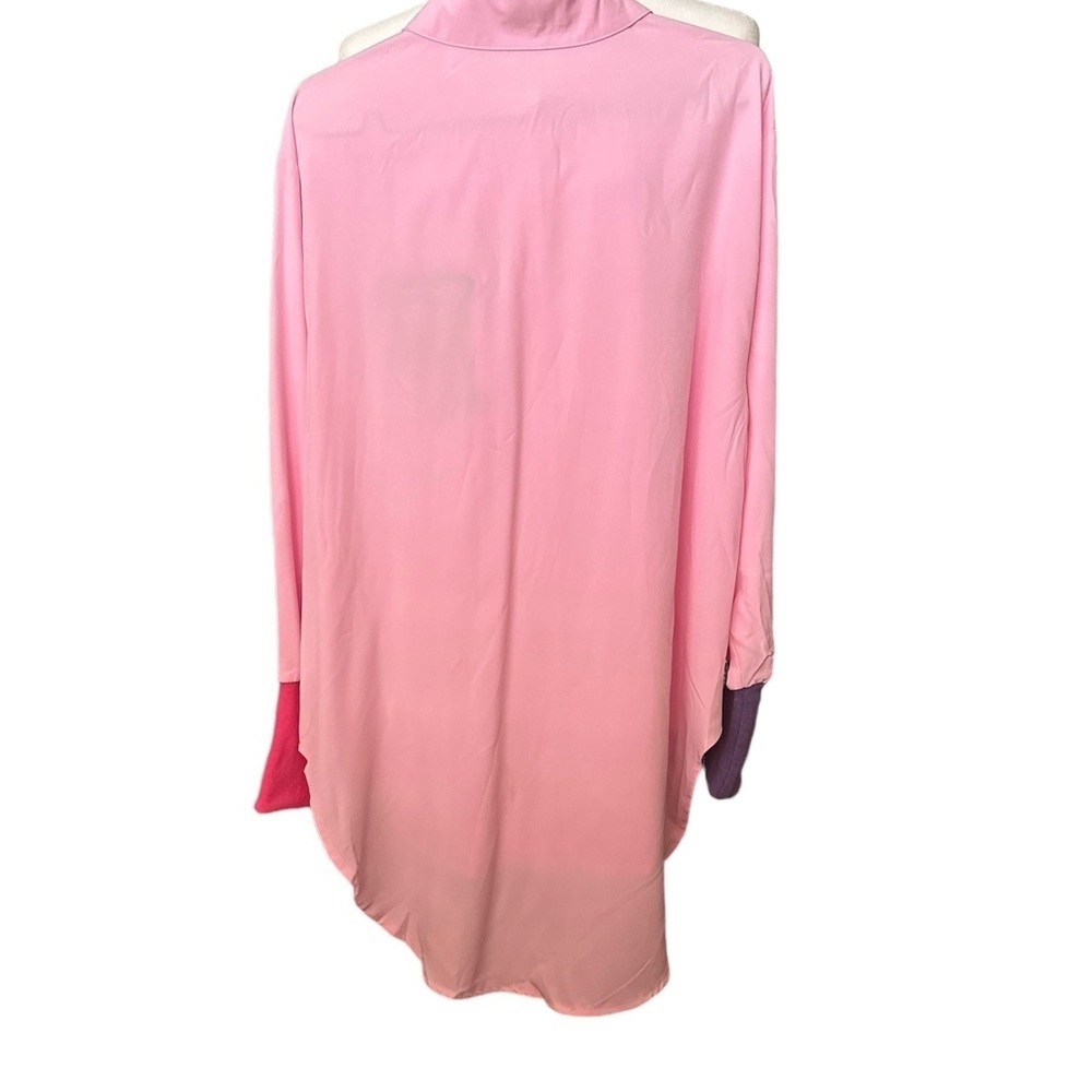 Pink Long Sleeves Initial “F” Costume Casual Summer Medium Top BNWOT - Picture 2 of 5